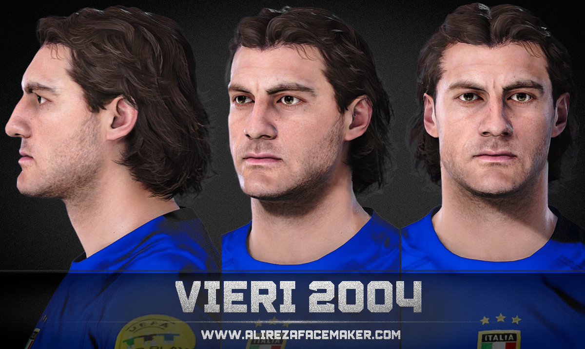 ✅#vieri 2004 
🇮🇹#ITALY EURO 2004
👉#Pes2020👉#pes2021👉#Pes2019
alirezafacemaker.com/classic-teams/…