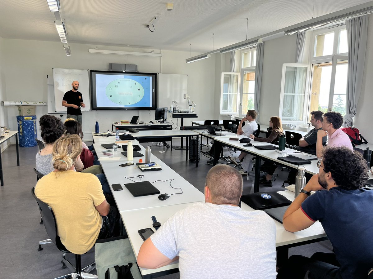 RobertFinger1's tweet image. Great start in the 2025 retreat of the AECP group, in Morges at the agricultural school of the canton Vaud

Big thanks to Robin Krischner for sharing insights on agriculture in Vaud, Victor Bovy for insights on his Ferme Pré Martin and Philippe Meyer for the great wine tour!