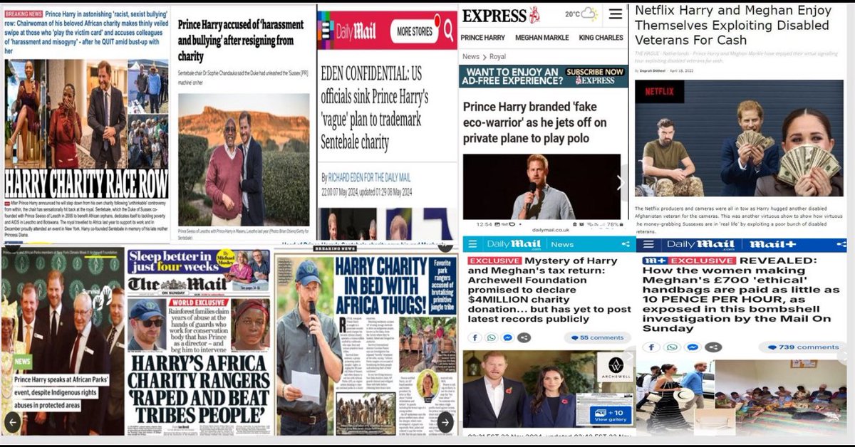 duchess_salty's tweet photo. @TheHALOTrust #AfricanParks is in scandal. 

#SentebaleScandal 

Everything the half blood Princeling touches ends in scandal. 

#PrinceHarryIsToxic https://t.co/jf1m4PWx4K