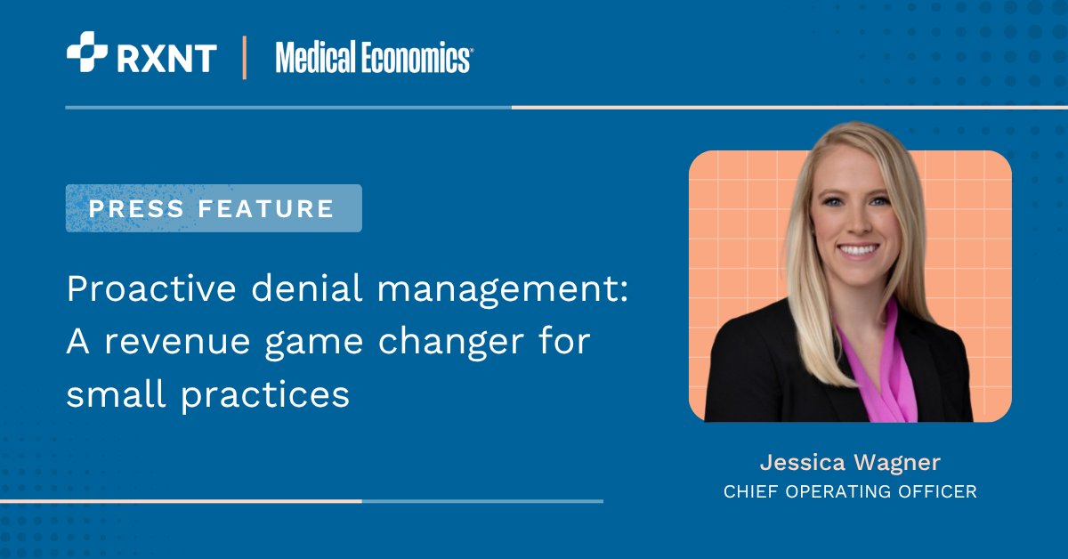 RXNT (@rxnthealth) on Twitter photo For a small practice, denied claims translate to significant revenue and time losses.
In a new article for <a href="/MedEconomics/">Medical Economics</a>, Jessica Wagner shared some common pitfalls in denial handling and how you can overcome them.
rxn.to/4nRfYM1 For a small practice, denied claims translate to significant revenue and time losses.
In a new article for <a href="/MedEconomics/">Medical Economics</a>, Jessica Wagner shared some common pitfalls in denial handling and how you can overcome them.
rxn.to/4nRfYM1