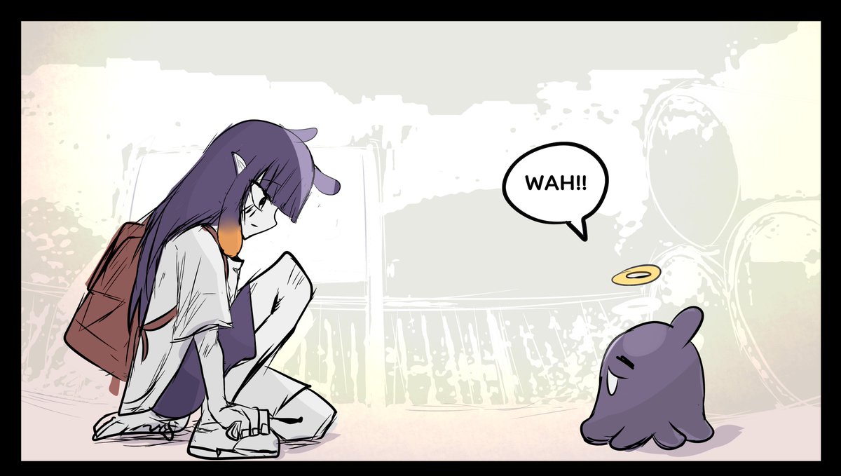 I am Takodachi!, I am here to be your friend and make you happy! #inART