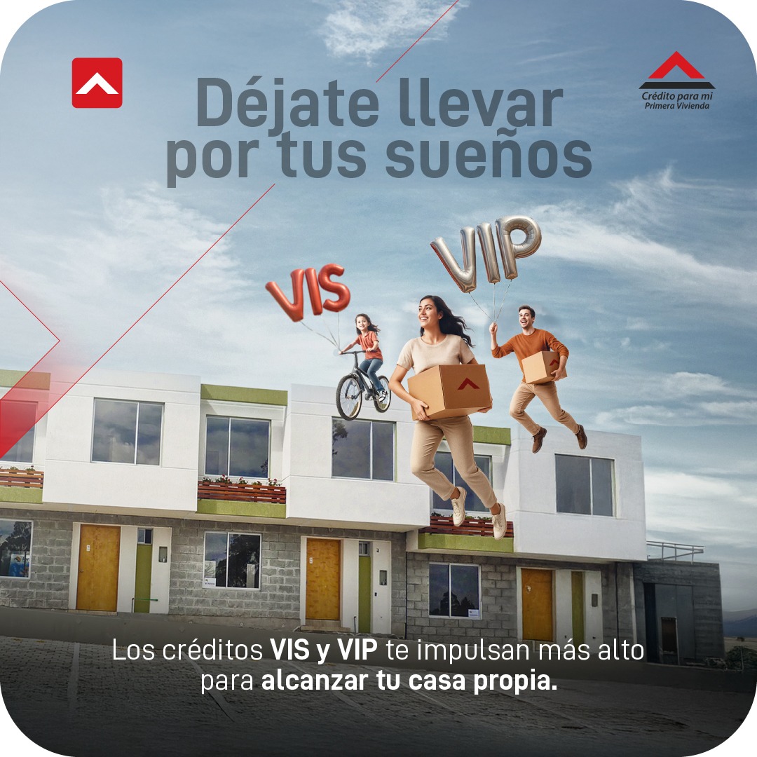 ❤️ Tu hogar no empieza con ladrillos, sino con una decisión.

🏡 Con nuestros créditos 𝗩𝗜𝗦 y 𝗩𝗜𝗣, ese sueño está más cerca de lo que crees.

💸 Entrada desde el 5%
📆 Hasta 25 años plazo.
📉 Tasa desde 4.88%

Hazlo posible. El primer paso es tuyo.

👉🏼 𝗩𝗜𝗦: