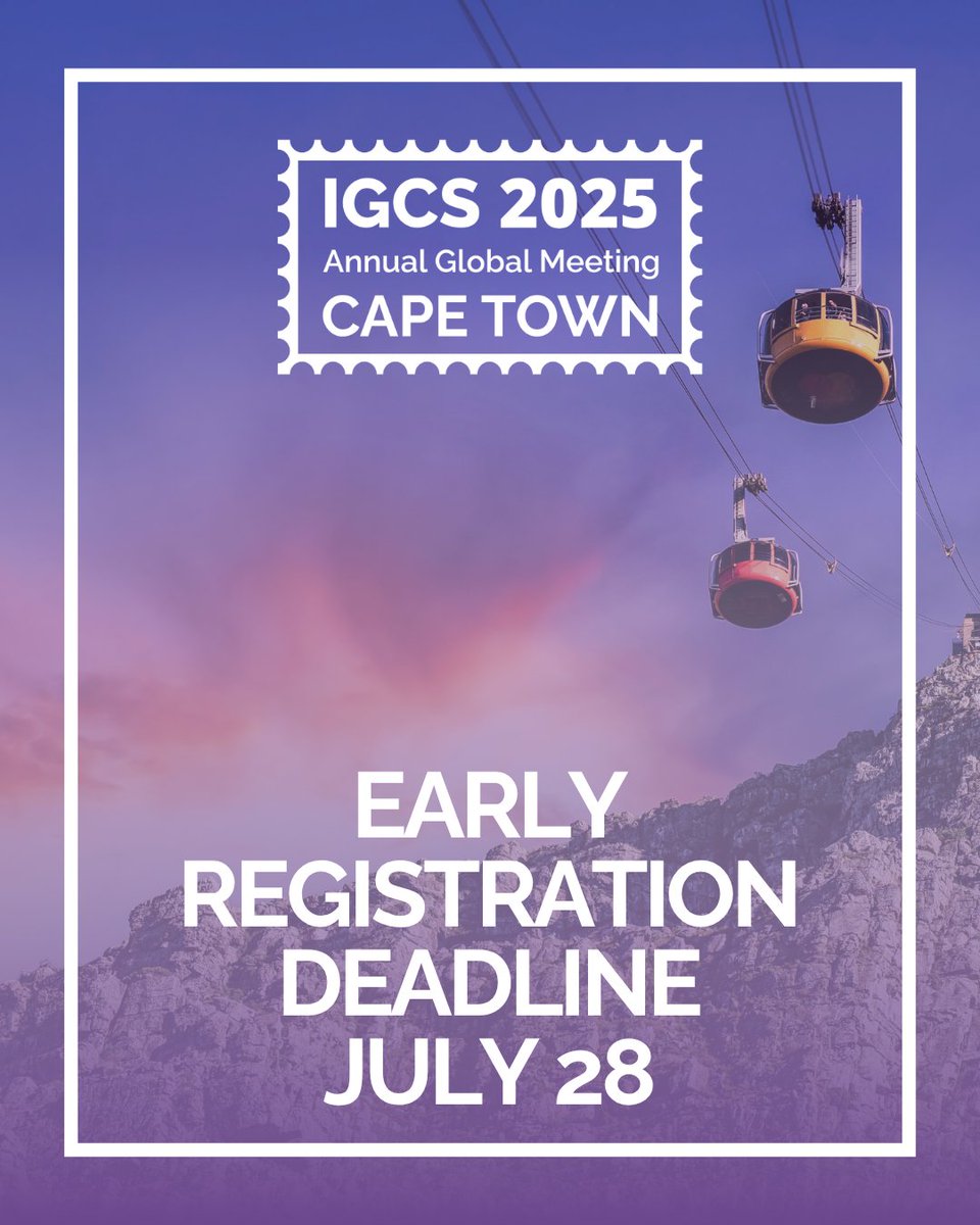 IGCSociety's tweet image. 📢 Early Registration Ends Soon
Join us in Cape Town for IGCS 2025, the premier global gathering of gynecologic oncology professionals.
🌍 Connect with peers, engage in world-class education, and help shape the future of women’s cancer care.
🔔 Register by July 28 to secure…