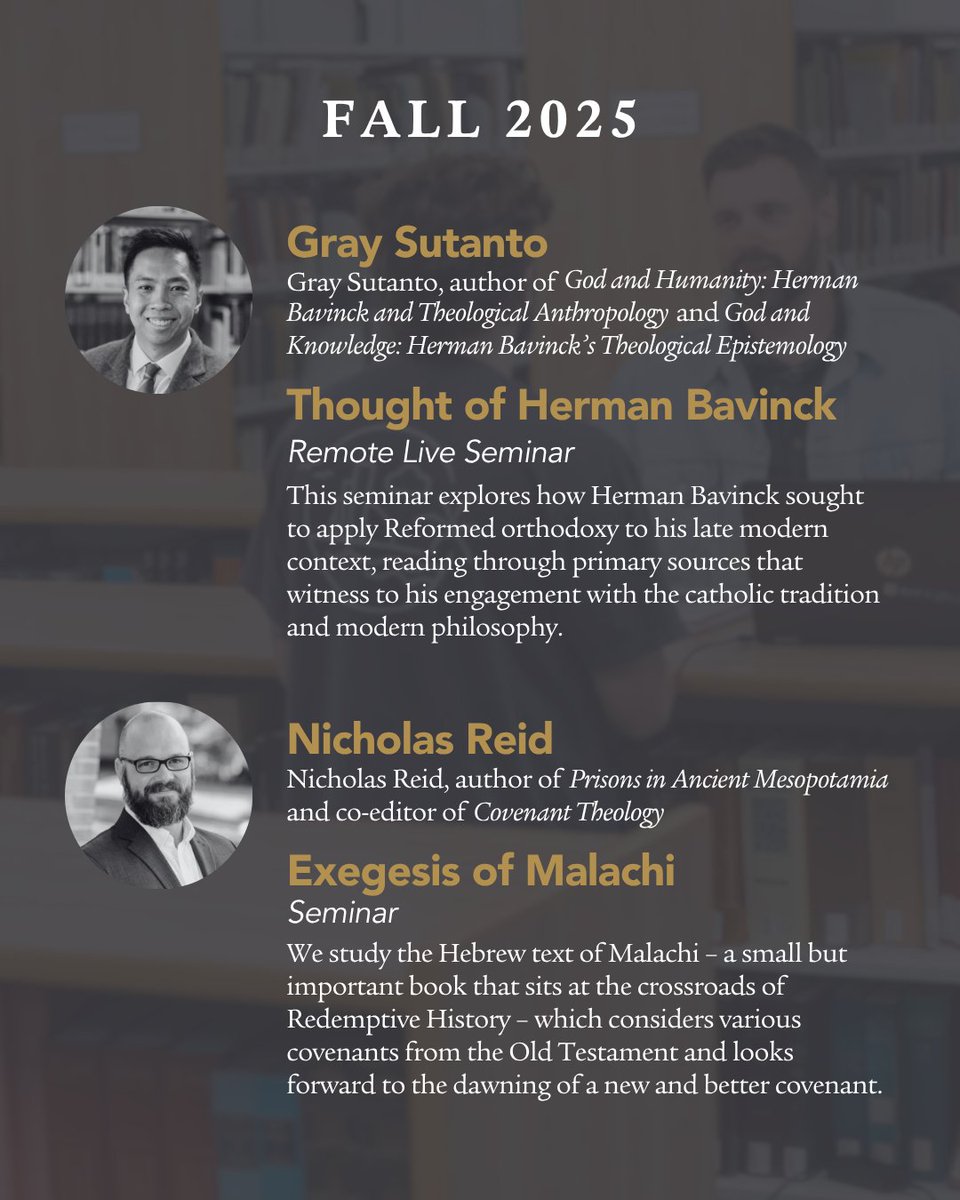 ReformTheoSem's tweet image. Explore the RTS ThM program—crafted for pastors who want to deepen their theological resources and for scholars preparing for advanced academic study. Whether you're pursuing future PhD work or seeking to grow beyond the MDiv, the ThM offers rigorous courses that stretch and…