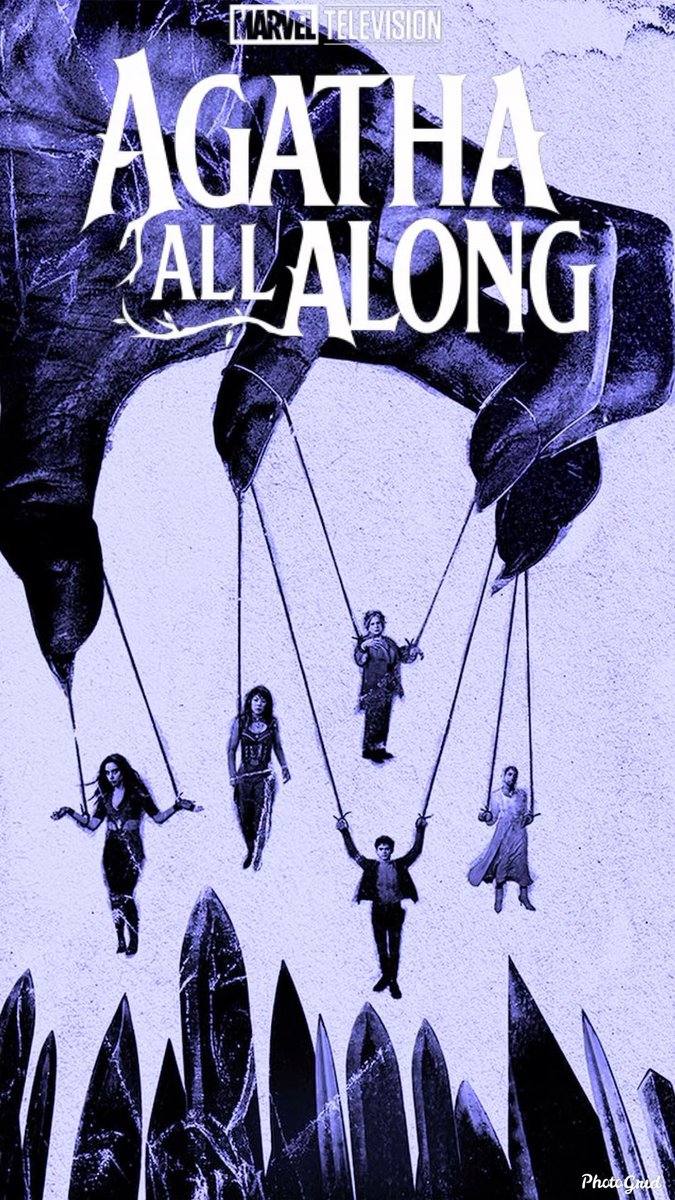 fagnessofwv's tweet photo. i can’t believe we saw this promotional poster and were SO close to figuring out it was IN FACT Agatha All Along— fun times 🙂‍↔️ #agathaseason2 https://t.co/w4pj0ZgI3G