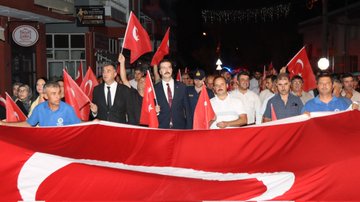 Demokrasi ve Milli İrade Yürüyüşü Gerçekleştirildi