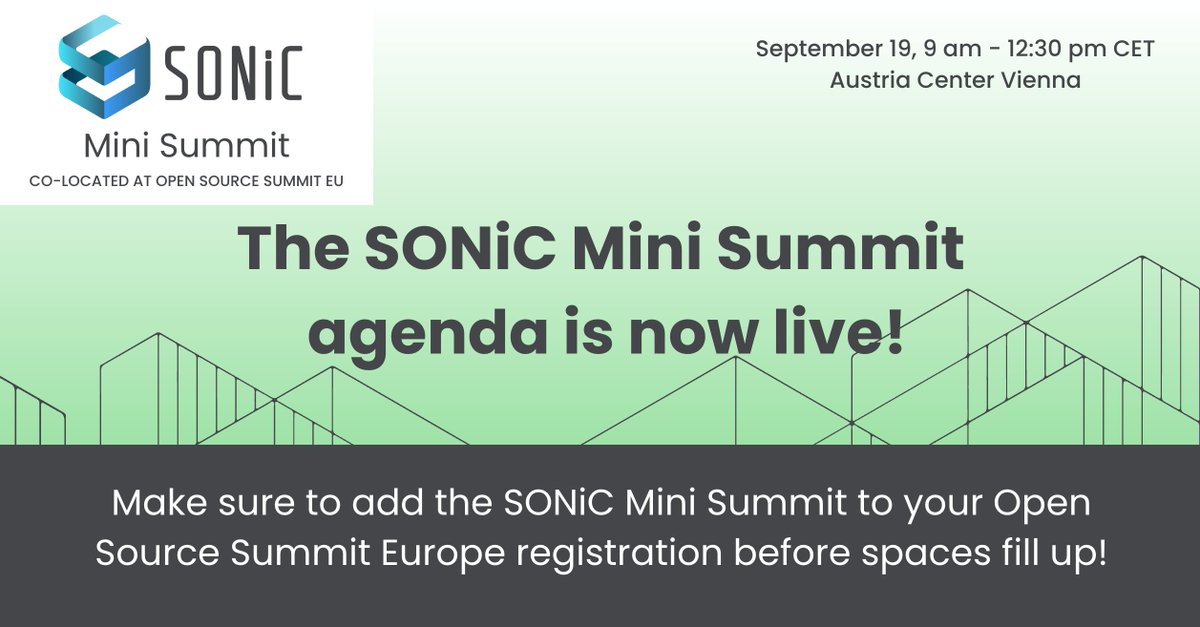 SONiC_Fund's tweet image. The agenda is live for the SONiC Mini Summit at #OSSummit Europe!
Hear from @Broadcom, @Cisco, @Dell, @Microsoft, @Nokia, PLVision + more on SONiC + AI, observability, and SRv6.
π Agenda: hubs.la/Q03xnxwQ0
π Aug 28 | Amsterdam
#SONiC #OpenNetworking