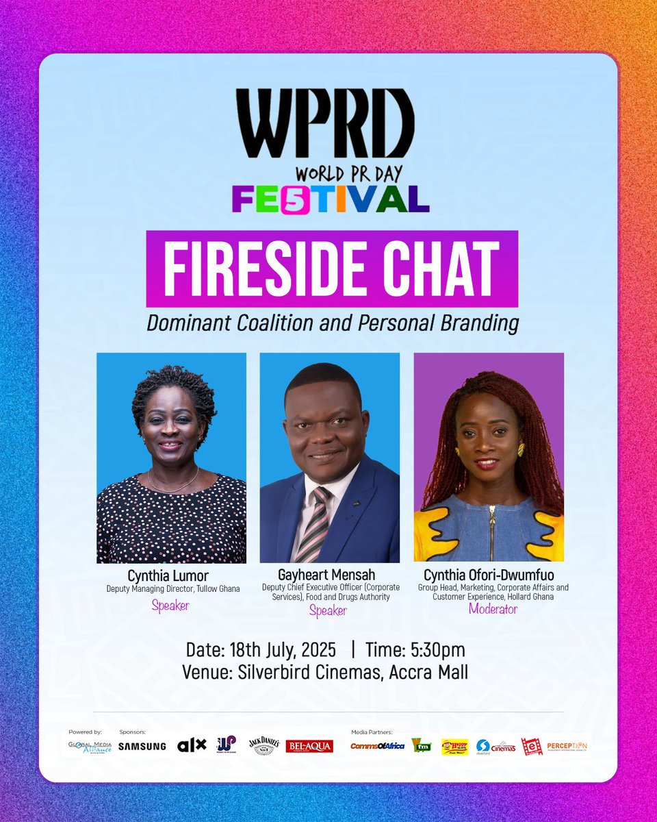 Sign up and pull up to the Fire! 

docs.google.com/forms/d/e/1FAI…

On 18th July 2025, WPRD Festival turns up the heat with an exclusive Fireside Chat you don’t want to miss!

Limited Seats Available!
Secure your spot now—complete the RSVP form, and let’s spark!
#WPRDFestival