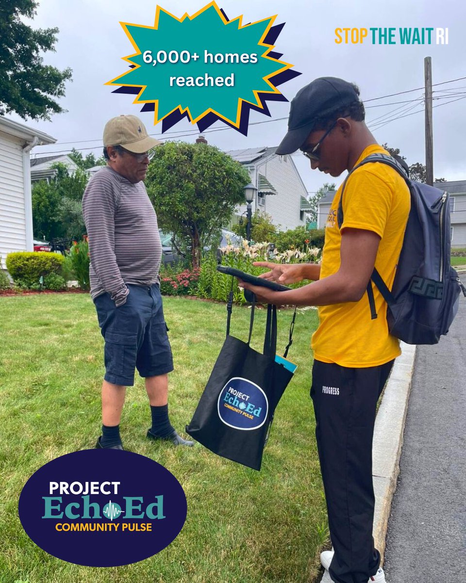 stopthewaitri's tweet image. 📍We’re out in the community with the Project Echo Ed: Community Pulse Survey, gathering your voices to shape a unified community agenda — one that centers equity, quality, and accountability.
✅ Didn’t catch us at your door? Take the survey here: bit.ly/3UeGXDC