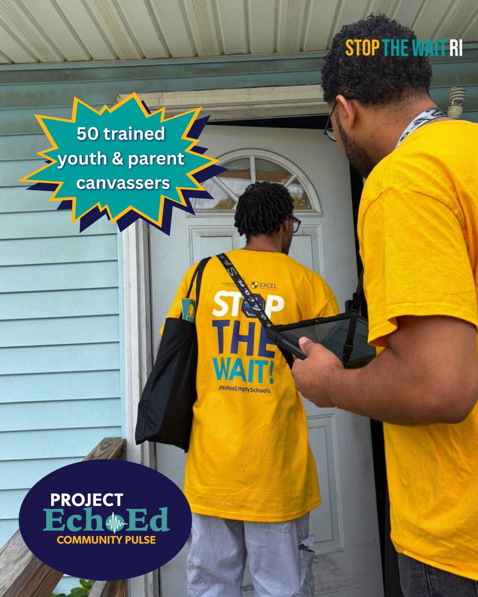 stopthewaitri's tweet image. 📍We’re out in the community with the Project Echo Ed: Community Pulse Survey, gathering your voices to shape a unified community agenda — one that centers equity, quality, and accountability.
✅ Didn’t catch us at your door? Take the survey here: bit.ly/3UeGXDC