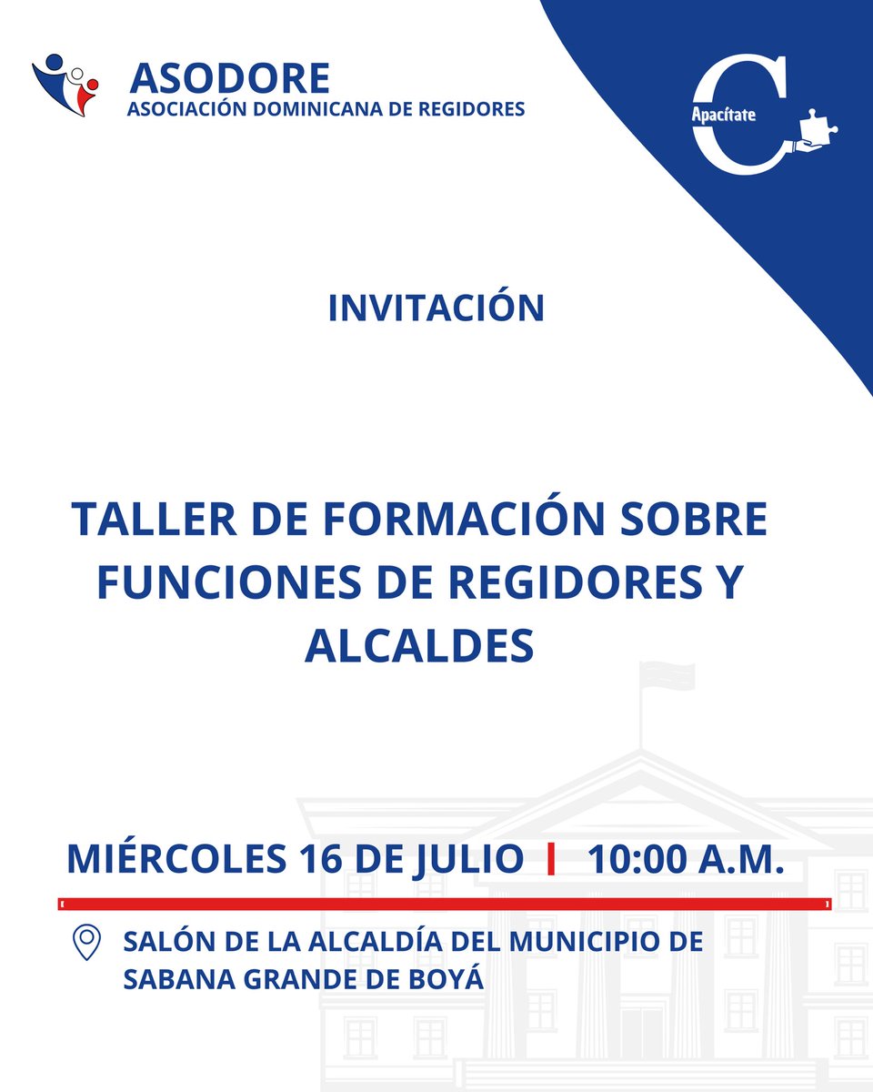 Asociación Dominicana de Regidores tweet media