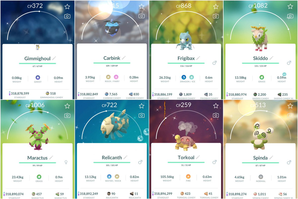 ✨Shiny Pokémon Giveaway✨

🎉 3 Winners Will Each Get To Choose From These Shiny Pokémon!

✨Shiny Gimmighoul (can evolve)
✨Shiny Carbink
✨Shiny Frigibax
✨Shiny Skiddo
✨Shiny Maractus
✨Shiny Relicanth
✨Shiny Torkoal
✨Shiny Spinda

To Enter the Giveaway:
🔥 Follow us