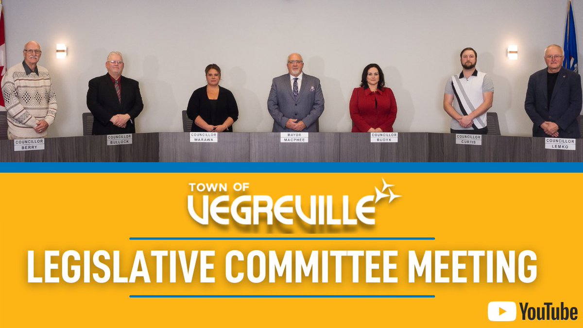 🎥 𝐒𝐓𝐑𝐄𝐀𝐌𝐈𝐍𝐆 𝐍𝐎𝐖

July 15, 2025 - Legislative Committee Meeting

𝚆𝚊𝚝𝚌𝚑 𝙸𝚝 𝙷𝚎𝚛𝚎: youtube.com/live/53fiHOQyq…

𝙵𝚒𝚗𝚍 𝚝𝚑𝚎 𝙰𝚐𝚎𝚗𝚍𝚊 𝙷𝚎𝚛𝚎: ow.ly/qkm150VVZLt

#Vegreville | #RoomToGrow