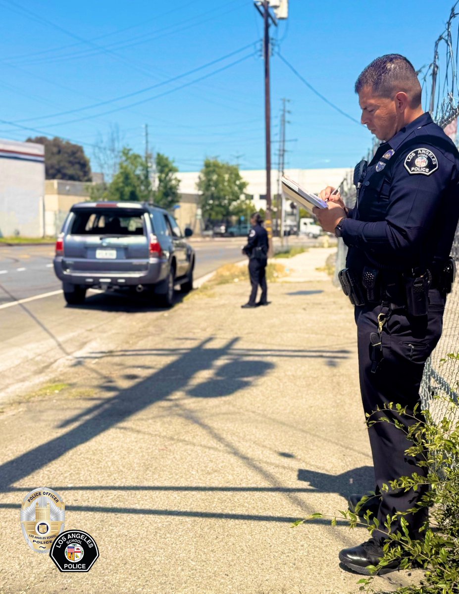 LA School Police (@laschoolpolice) on Twitter photo 📸
LA School Police
(213) 625-6631
#LASPD #ServingTheFutureToday #ClickItOrTicket #TrafficSafety #TrafficEnforcement #LawEnforcement #Police 📸
LA School Police
(213) 625-6631
#LASPD #ServingTheFutureToday #ClickItOrTicket #TrafficSafety #TrafficEnforcement #LawEnforcement #Police