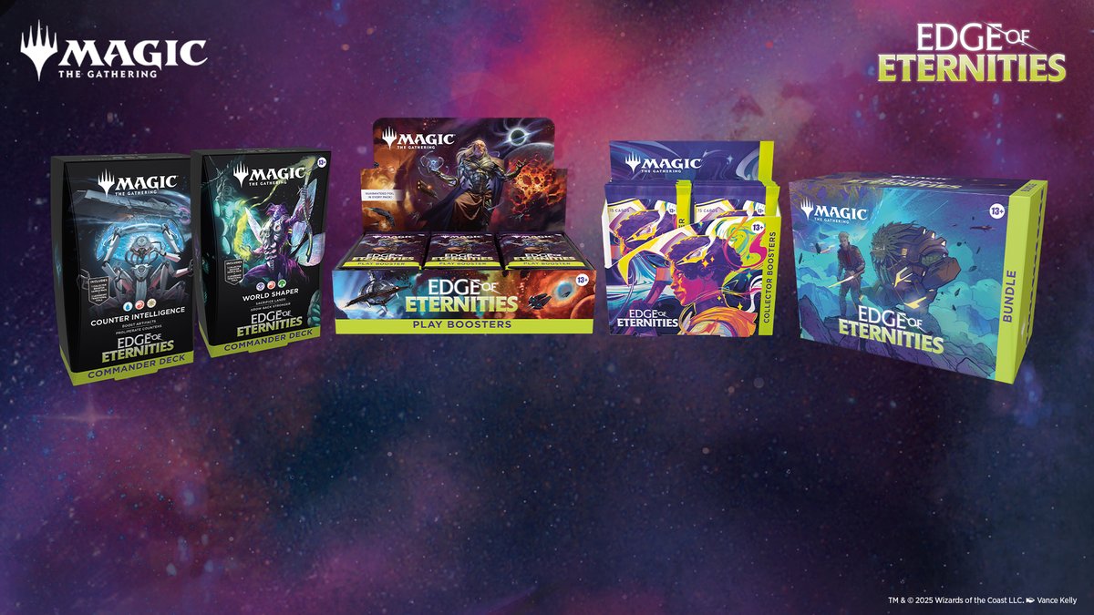 Make sure to Pre-Order your Edge of Eternities Products today!!!

texasgamingempire.com/shop/mtg-edge-…