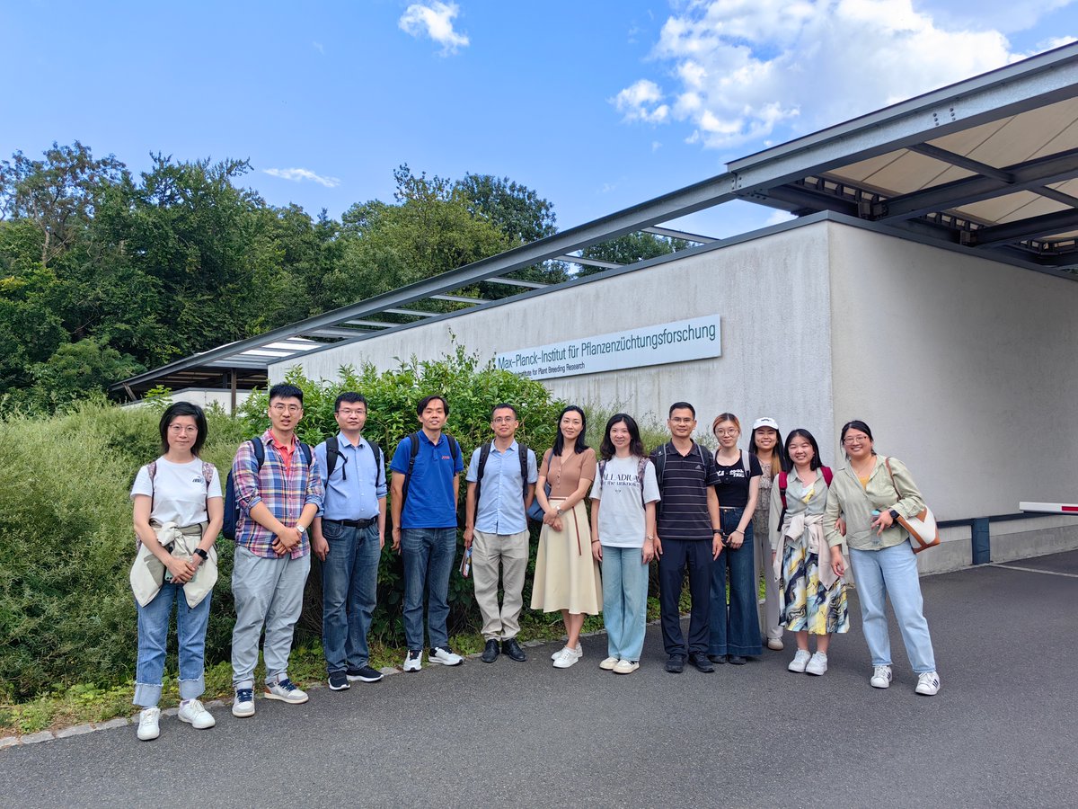 zhangyongliang7's tweet image. A good  visit at Max Planck Institute for Plant Breeding Research