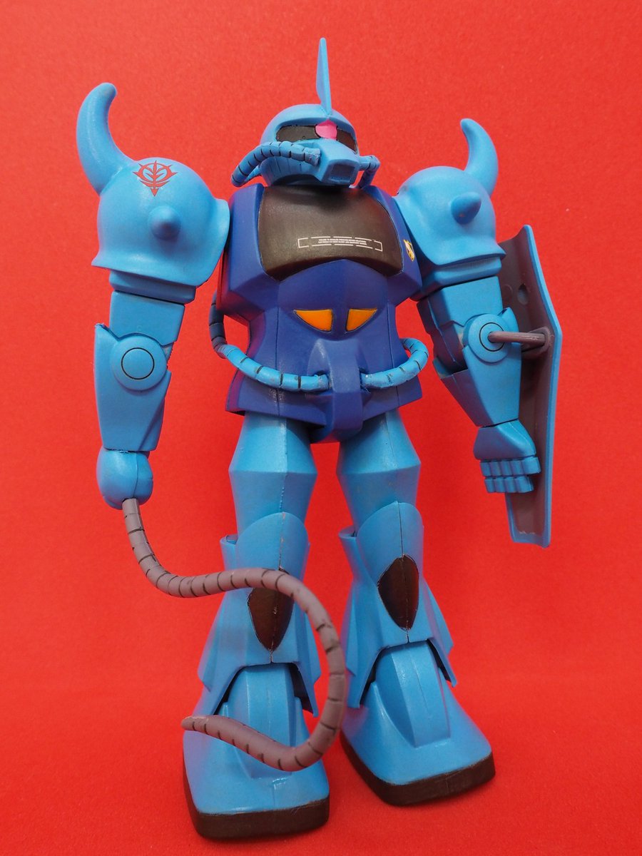 MS06FZ0080BZ's tweet image. 初旧キット
グフ
つや消しトップコートフィニッシュ
塗るにしても組む前か?後か?合わせ目は?とアレコレ含めて刺激的
またガンベに行けたら作ってみたいシリーズ
#グフ
#ガンプラ
#プラモデルライフ