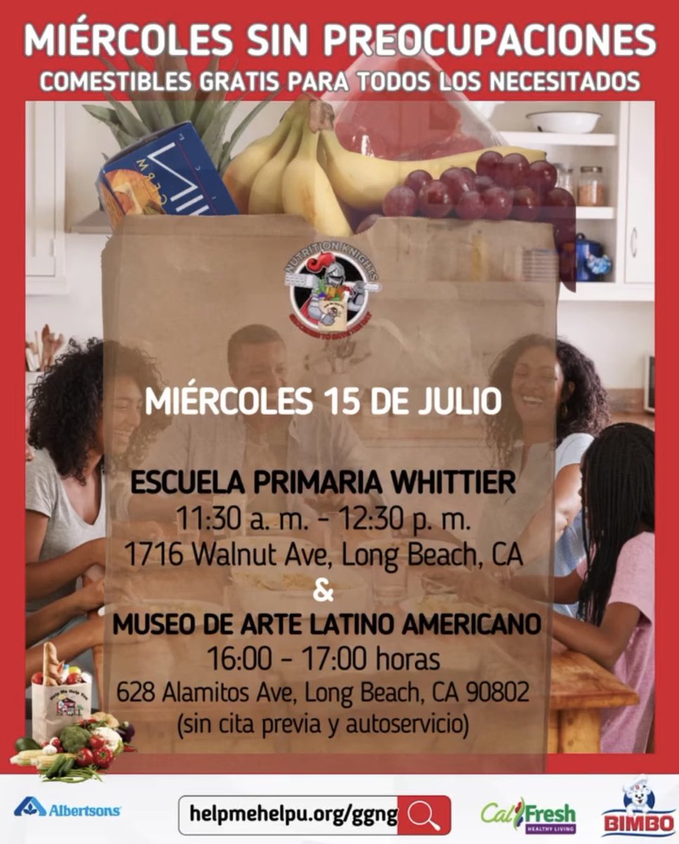 pasc_la's tweet image. FREE Food Distribution tomorrow! @helpmehelpyou_lb #freegroceries #freefood #communityresources #freeresources #peopleinneed #losangeles #lacounty
