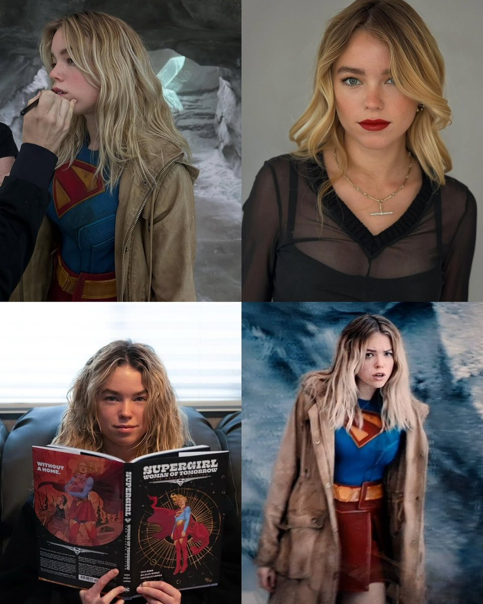 rhaenyrasrealm's tweet image. milly alcock as supergirl already altered my brain chemistry