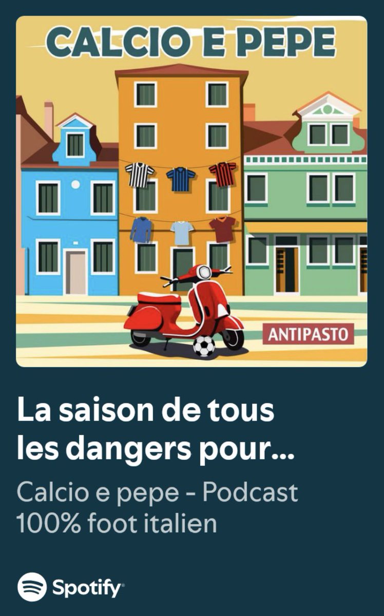 ⚽️🇮🇹 Nouvel épisode Calcio e pepe !

🎙️ La saison de tous les dangers pour l’Atalanta d’Ivan Juric ?

Apple Podcasts podcasts.apple.com/fr/podcast/cal…

Spotify open.spotify.com/episode/1RvWho…