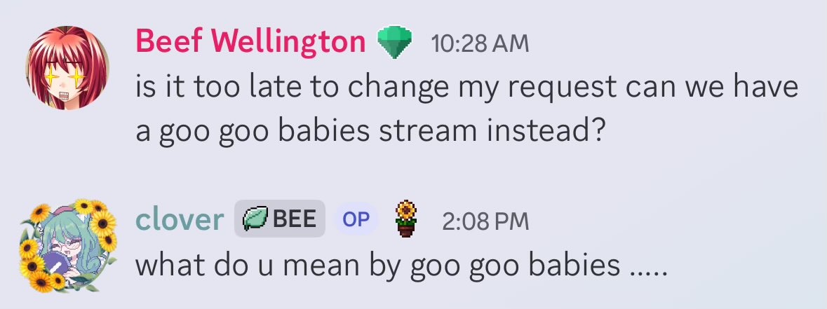 i take game requests from kofi members but this message has me scared