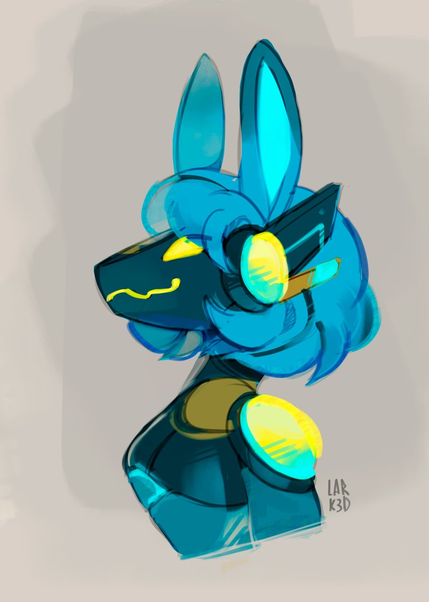 vialarked's tweet image. Always able to do protogen drawing