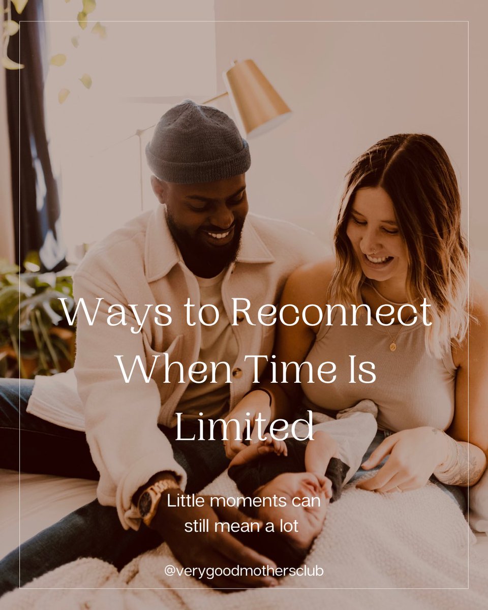 VGM_club's tweet image. Reconnection doesn’t need hours
Try this
Ask a deeper question
Give a 10-second hug
Use the last 5 minutes to be fully present

Even in chaos you can feel close again 💛

#VGMC #VeryGoodMothersClub #MarriageAfterKids #MomSupport #RealMotherhood #BurnoutRecovery #ParentingTruths