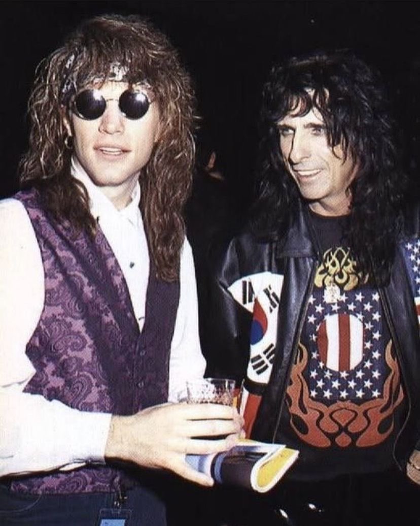 B4DMEDlCINE's tweet image. #BonJovi #JonBonJovi #AliceCooper