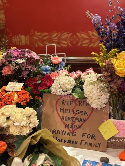 VRLAction's tweet image. Last month, we honored Senator Melissa Hortman’s legacy at her memorial. A true champion for equity, democracy, and women, she led with courage and conviction. Now more than ever, we need more leaders like Melissa—committed to a just, compassionate future.