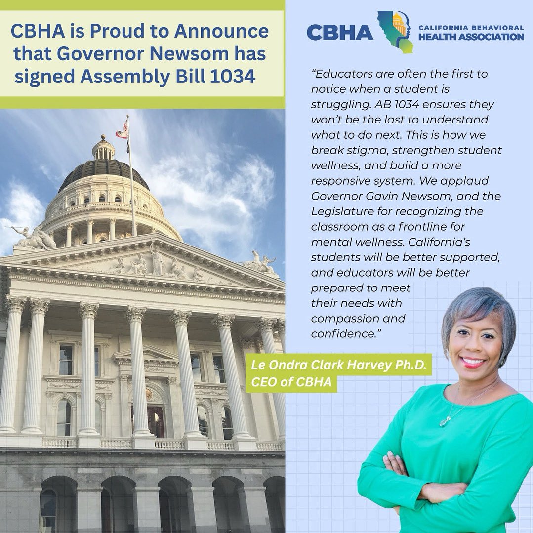 California Behavioral Health Association tweet media