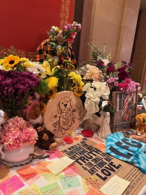VRLAction's tweet image. Last month, we honored Senator Melissa Hortman’s legacy at her memorial. A true champion for equity, democracy, and women, she led with courage and conviction. Now more than ever, we need more leaders like Melissa—committed to a just, compassionate future.