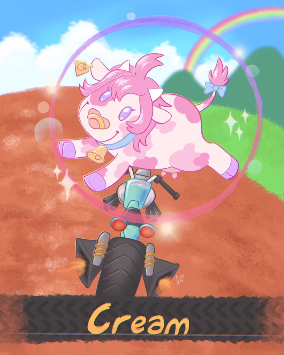 mario kart world cow (improved design)