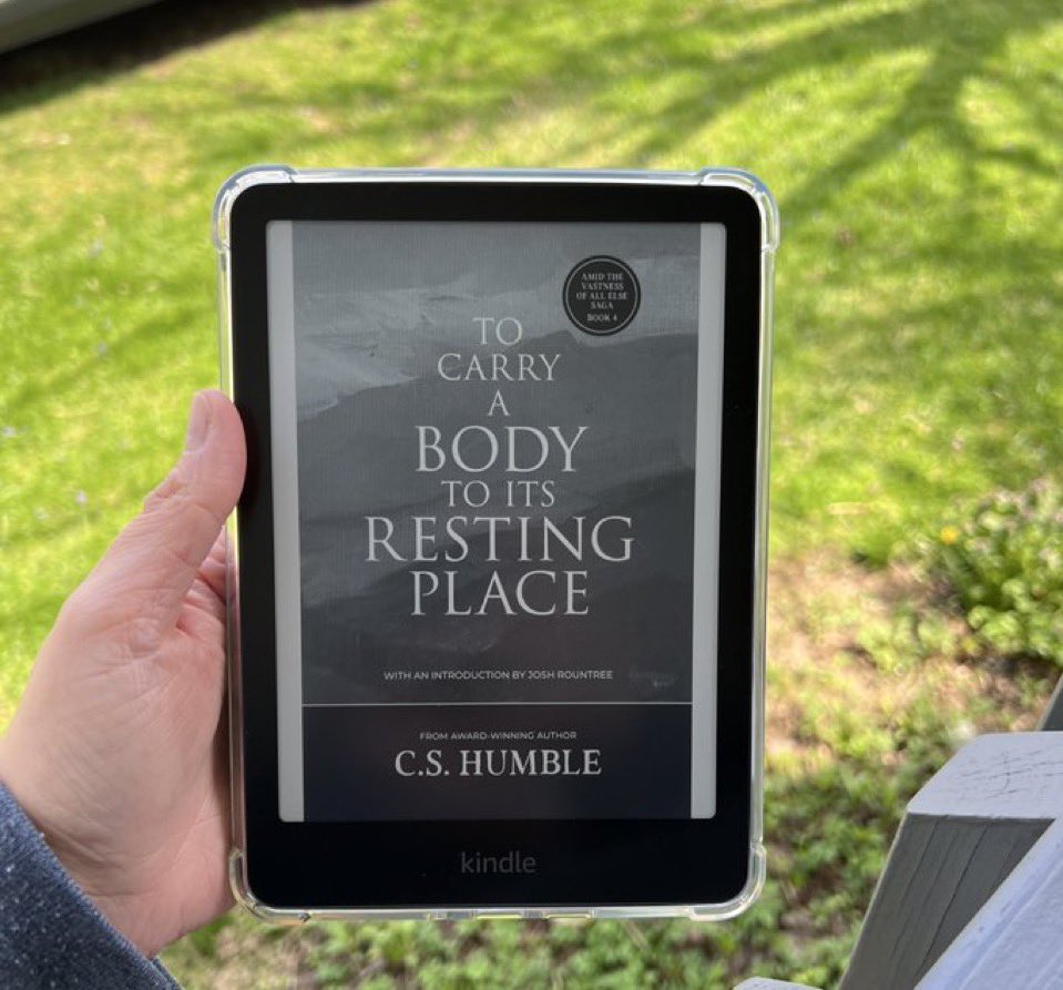 Sarah Bartz (@sarahbartz85) on Twitter photo Also today, <a href="/CSHumble/">C.S. Humble</a> has a brand new book out. To Carry a Body to Its Resting Place. Part of his Amid the Vastness of All Else Saga 🥳 Also today, <a href="/CSHumble/">C.S. Humble</a> has a brand new book out. To Carry a Body to Its Resting Place. Part of his Amid the Vastness of All Else Saga 🥳