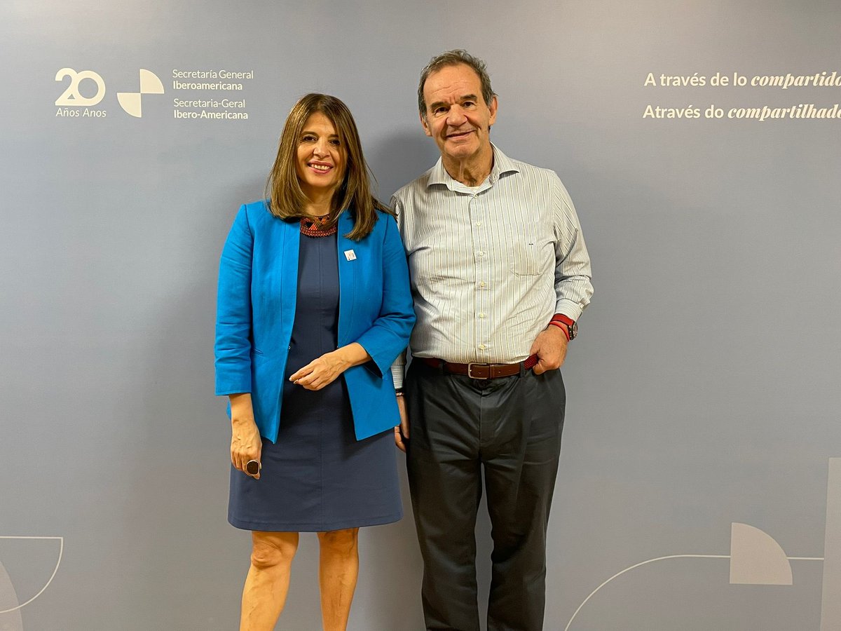 mriost's tweet image. En Madrid nos reunimos con Secretario General Iberoamericano @allamand para fortalecer colaboración entre @SEGIBdigital e @Int_IDEA para apoyar la gobernanza democrática