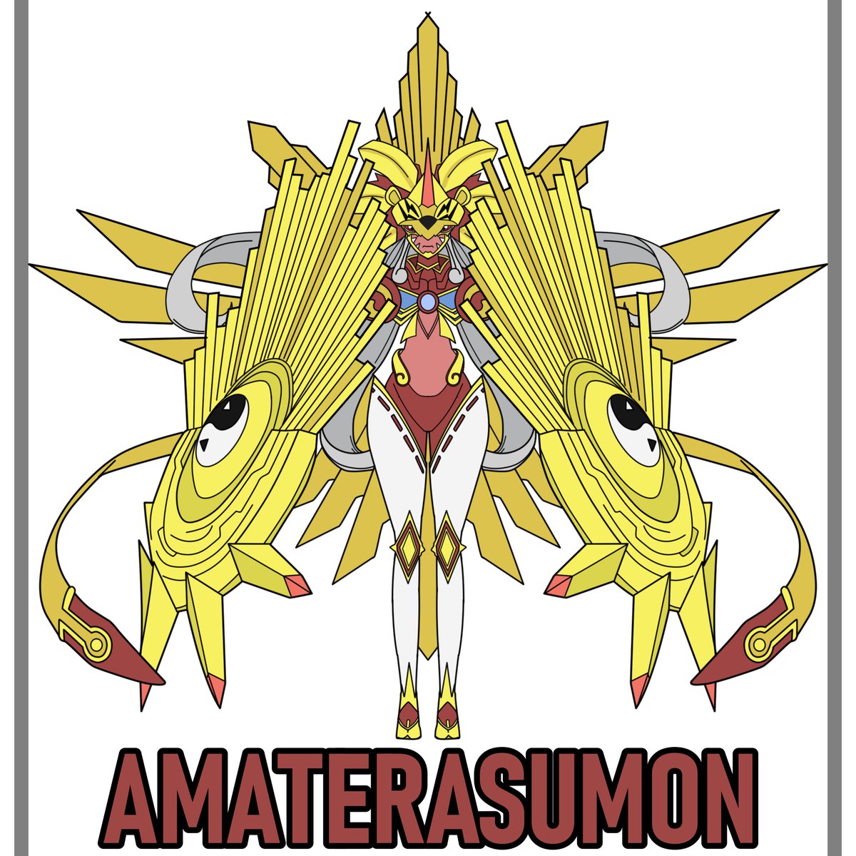 TasisHomeos's tweet image. AMATERASUMON
-------------------------------------------
#Digimon