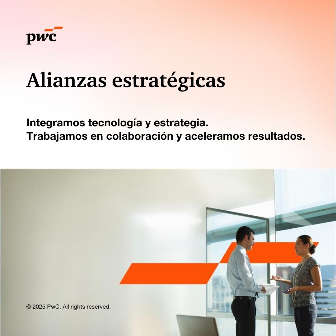 En PwC, integramos tecnología y relaciones estratégicas para generar valor real en los negocios. Conoce cómo nuestras alianzas impulsan la transformación empresarial mediante colaboración y capacidades clave: pwc.to/46PWcu6

#PwCMéxico #AlianzasEstratégicas
