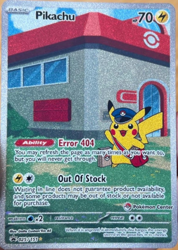 Mr_PoKEMoN_Xx's tweet image. The PC promo we all deserve.

📸 Credit: @PokemonNFTS96