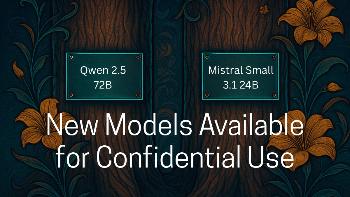 Maple has two powerful new models: Qwen 2.5 72B and Mistral Small 3.1 24B.

💻 Qwen brings multilingual support, and advanced math &amp; programming skills

🌄 Mistral delivers vision capabilities for image analysis and fast chat performance

Try them✌️