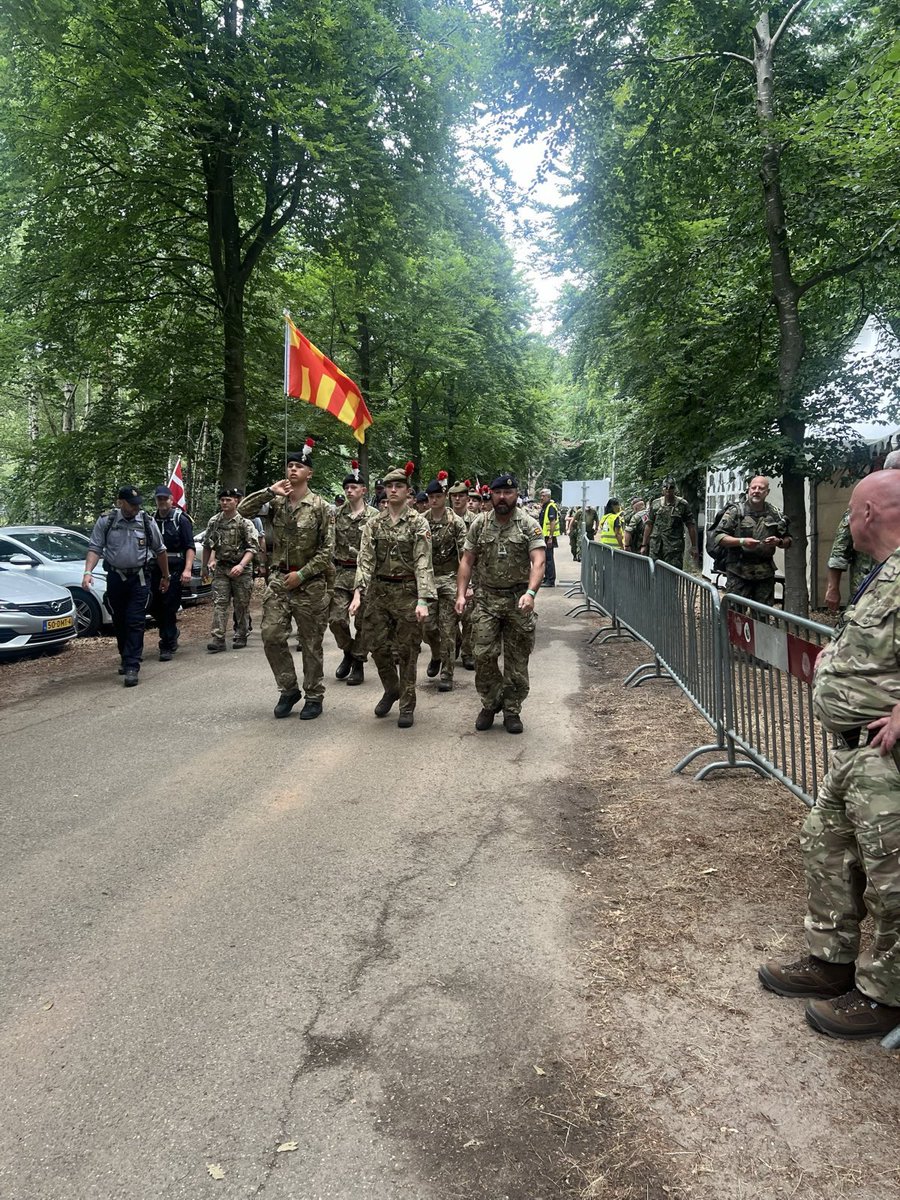 comdtnacf's tweet image. And they’re off!
A super early start for day one of the Nijmegen Marches 2025
Best of luck Team Northumbria 👍 👏