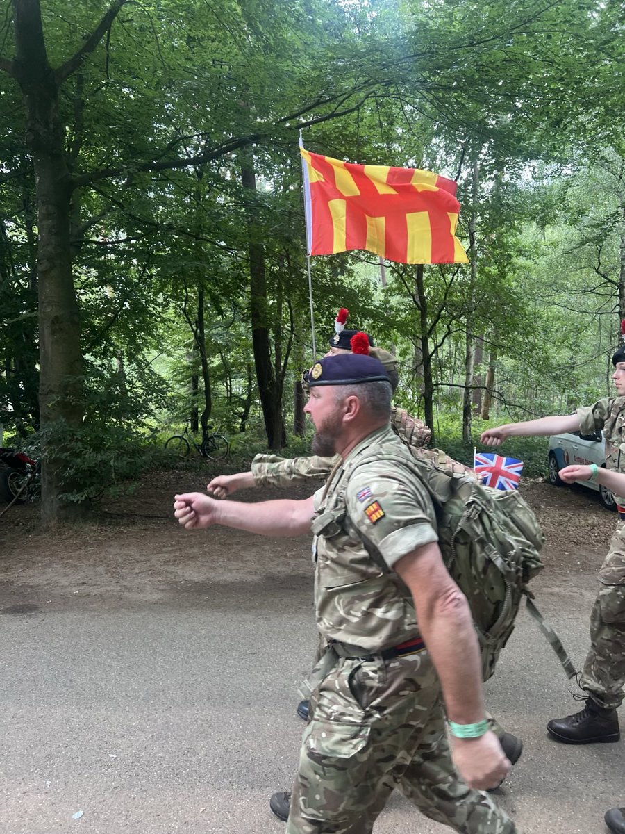 comdtnacf's tweet image. And they’re off!
A super early start for day one of the Nijmegen Marches 2025
Best of luck Team Northumbria 👍 👏