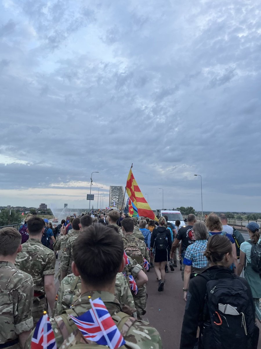 comdtnacf's tweet image. And they’re off!
A super early start for day one of the Nijmegen Marches 2025
Best of luck Team Northumbria 👍 👏