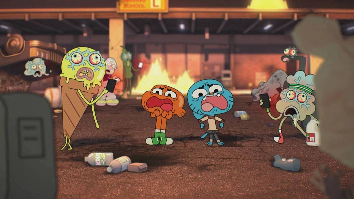 geekversez's tweet image. Novas imagens de 'O Mundo Maravilhosamente Estranho de Gumball'.
Estreia em 28 de julho.