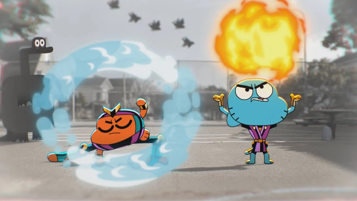 geekversez's tweet image. Novas imagens de 'O Mundo Maravilhosamente Estranho de Gumball'.
Estreia em 28 de julho.