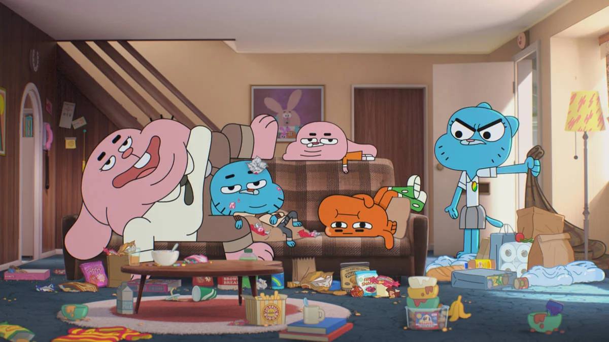 geekversez's tweet image. Novas imagens de 'O Mundo Maravilhosamente Estranho de Gumball'.
Estreia em 28 de julho.