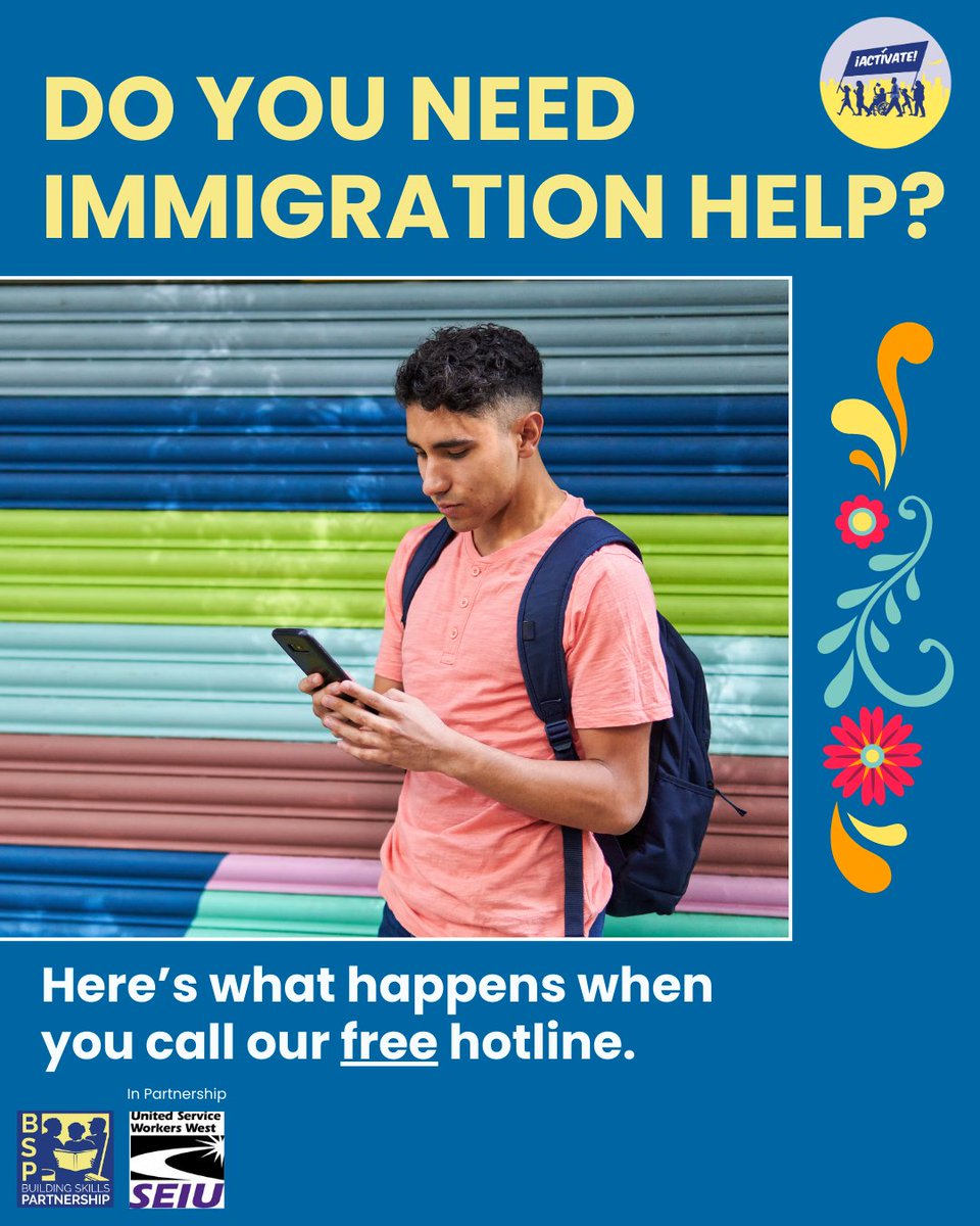 Building_Skills's tweet image. 🚨All @seiuusww USWW members have free and confidential access to our BSP Immigration Legal Services (ILS). We’re here to support you and connect you to trusted, reputable attorneys. Call our hotline today to learn more: 844-914-3434. #bsp_ca #bsp_ils