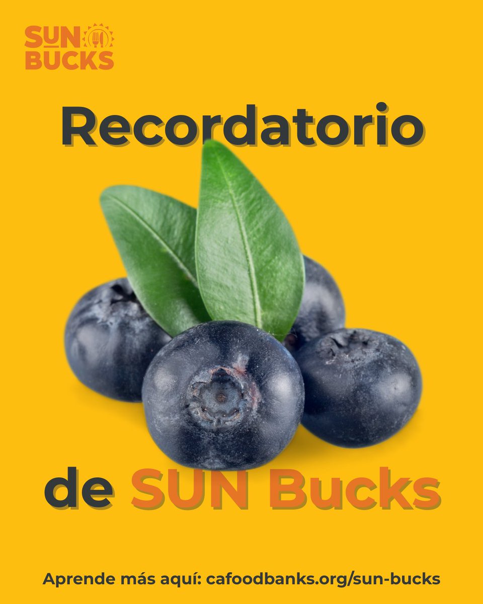 CAFoodBanks's tweet image. Descubre dónde puedes usar los beneficios de #SUNBucks con el localizador de tiendas EBT del @USDA.
👉 Más información: cafoodbanks.org/es/sun-bucks?u…