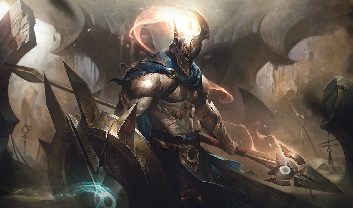 Spideraxe30's tweet photo. Pantheon nerf:
- Q monster damage reduced from 105% to 90% https://t.co/RMq4q8qdSq