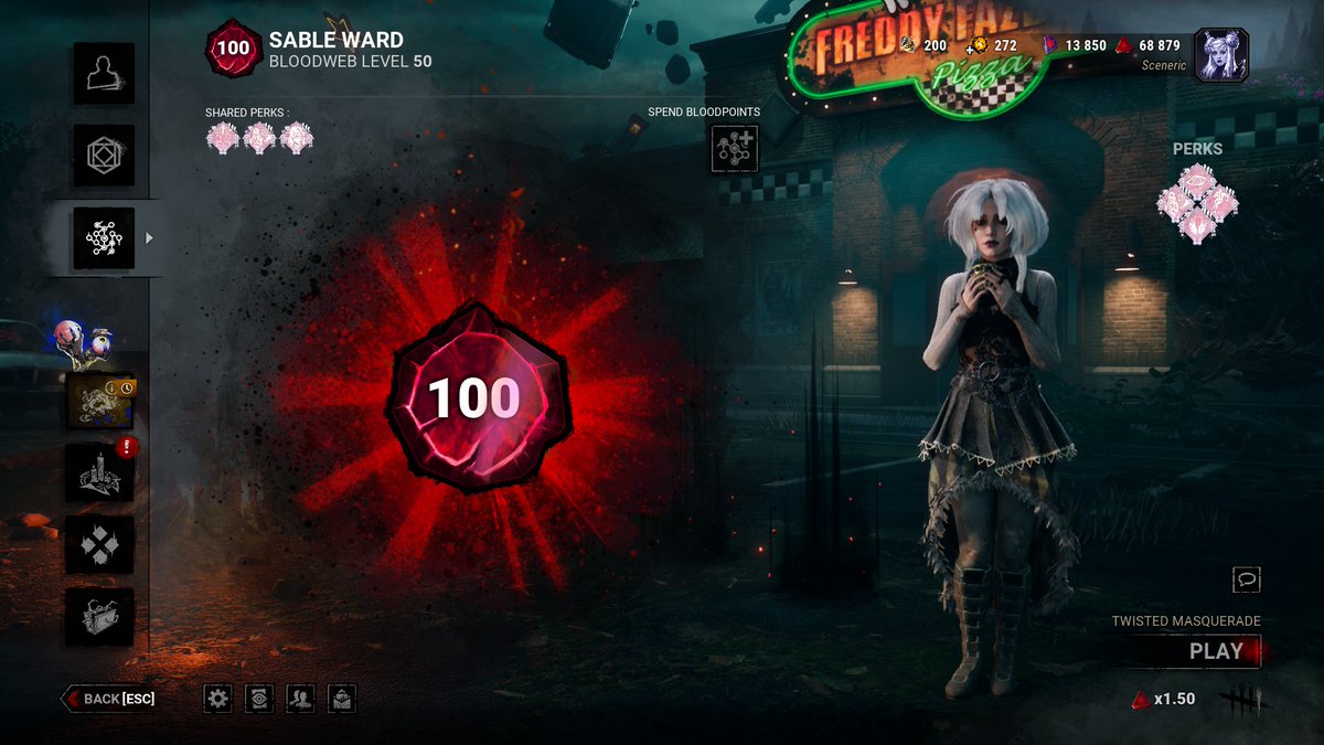 Sceneric_'s tweet image. I get the feeling something bad is about to happen. Yum.
Sable is finally done! Thanks to everyone that was with me for this (very long) journey. After quitting dbd for a while I decided to return this event for my girl, so thanks for staying with me since the start 💜💜💜