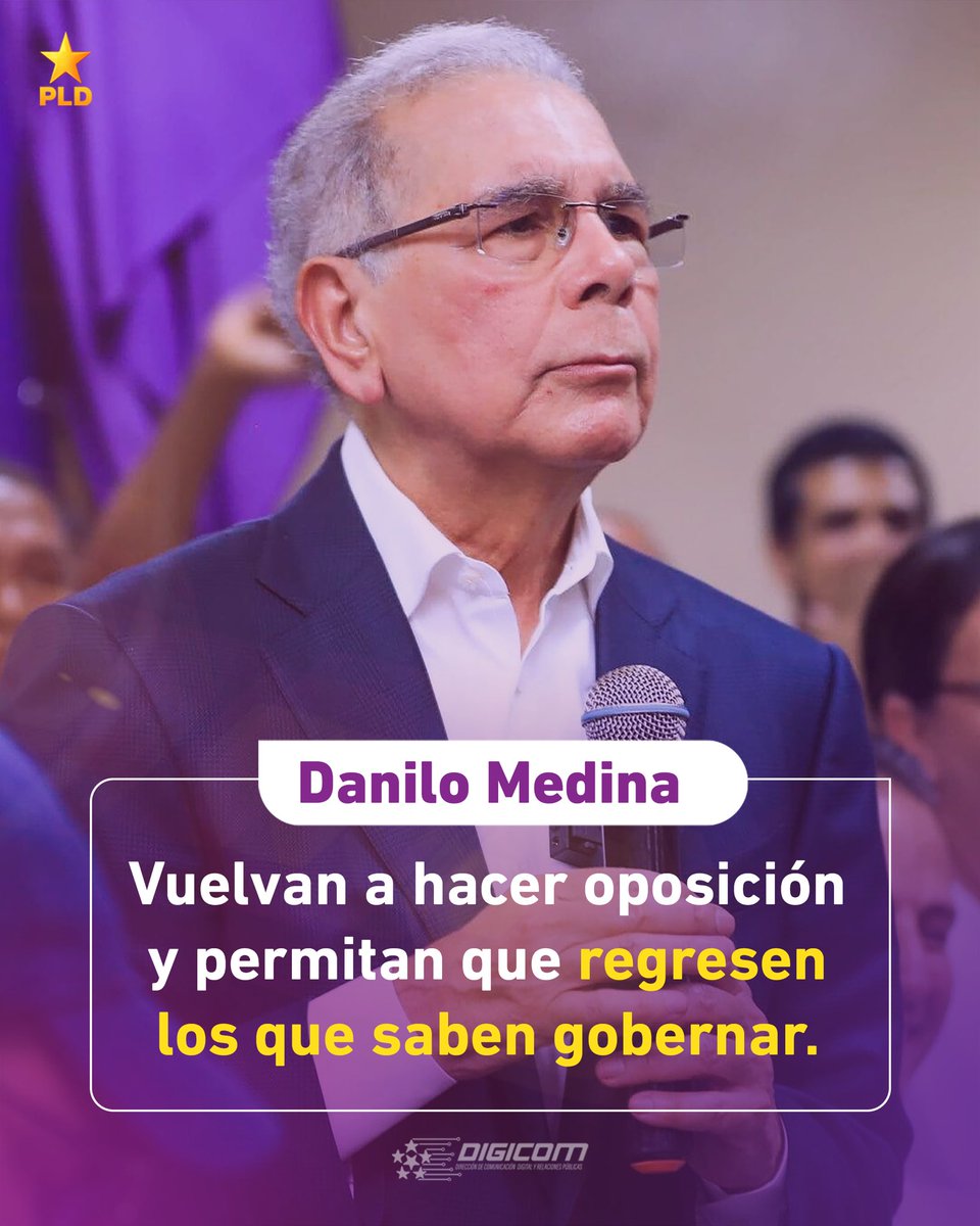 DIGICOMPLD's tweet image. #ConElPLDSeVivíaMejor 💜🇩🇴

SIN COMENTARIOS 🔥