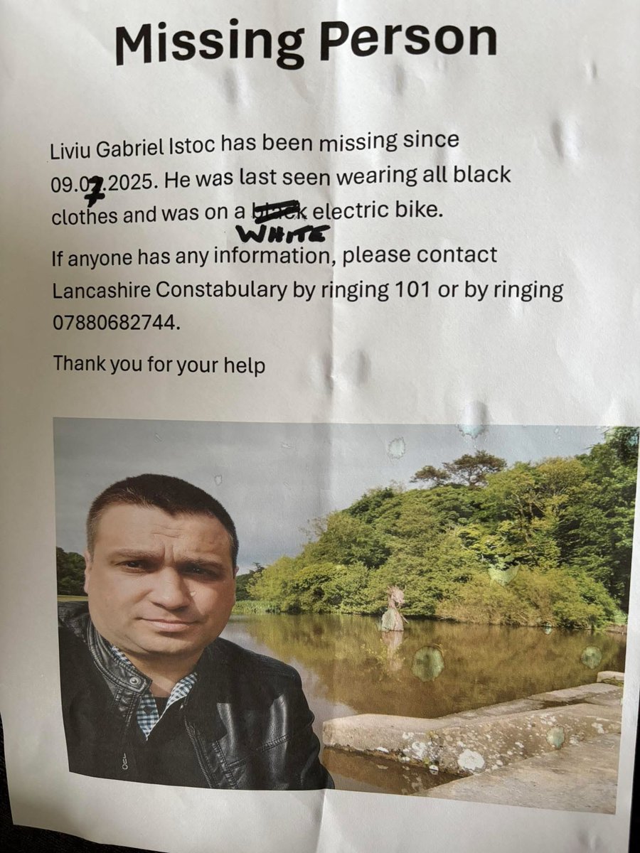 men_preston's tweet image. #Preston
Friend of a friend - pls take note - and share 🙏
@LancsPolice @andysmanclubuk @LancsMind @TheFoxtonCentre @Walkandtalk4men @e4billycab @Gillylancs @blogpreston
